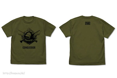 絕地求生 (大碼)「PUBG」征服者 墨綠色 T-Shirt PUBG Conqueror T-Shirt /MOSS-L【PlayerUnknown's Battlegrounds】