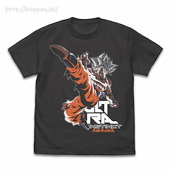 龍珠 (加大)「孫悟空」自在極意功 墨黑色 T-Shirt Instinct Goku T-Shirt 2nd Ver./SUMI-XL【Dragon Ball】