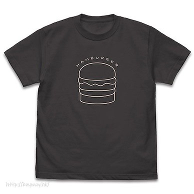 終將成為妳 (細碼)「小糸侑」墨黑色 T-Shirt Yuu's Hamburger T-Shirt /SUMI-S【Bloom Into You】