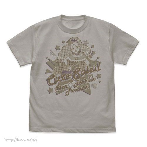 光之美少女系列 : 日版 (中碼)「天宮愛蓮娜」淺灰 T-Shirt