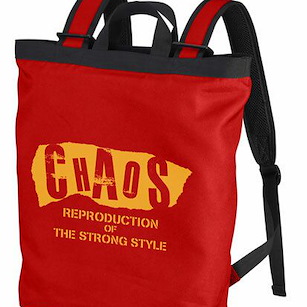 新日本職業摔角 「CHAOS」紅色 2way 背囊 CHAOS 2way Backpack /RED【New Japan Pro-Wrestling】