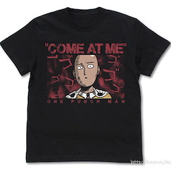 一拳超人 (大碼)「埼玉」COME AT ME 黑色 T-Shirt Saitama Come at Me T-Shirt /BLACK-L【One-Punch Man】