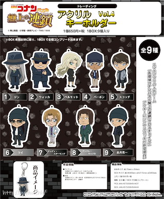 名偵探柯南 「盤上的連鎖」亞克力匙扣 Vol.4 (9 個入) Acrylic Key Chain Vol. 4 (9 Pieces)【Detective Conan】
