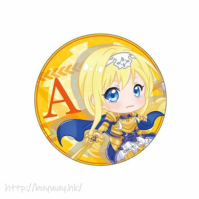 刀劍神域系列 「愛麗絲」Pop Chara 收藏徽章 Pop Chara Glitter Can Badge Alice (Integrity Knight)【Sword Art Online Series】