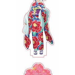 搖曳露營△ 「志摩凜」和服 亞克力企牌 Original Illustration Rin Acrylic Stand【Laid-Back Camp】