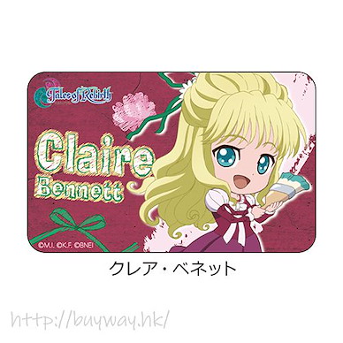 Tales of 傳奇系列 「克蕾亞」Tales of Festival 2019 圓角徽章 Tales of Festival 2019 Favorite Member Name Badge 04 Claire Bennett【Tales of Series】