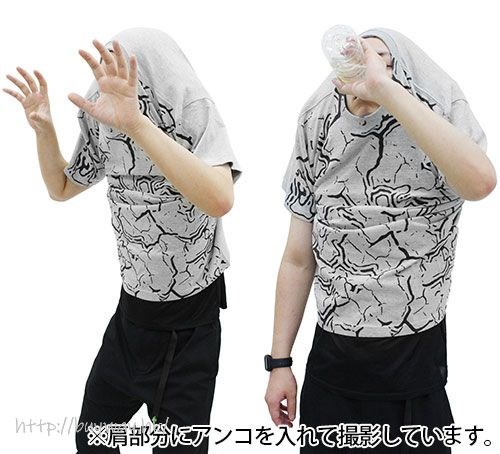 超人系列 : 日版 (中碼)「加米拉」Pattern 混合灰色 T-Shirt