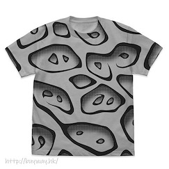 超人系列 (加大)「奇布爾星人」Pattern 淺灰 T-Shirt Ultraseven Alien Chibu Pattern T-Shirt /LIGHT GRAY-XL【Ultraman Series】