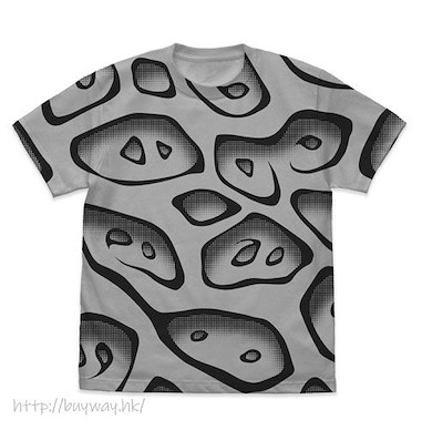 超人系列 (加大)「奇布爾星人」Pattern 淺灰 T-Shirt Ultraseven Alien Chibu Pattern T-Shirt /LIGHT GRAY-XL【Ultraman Series】