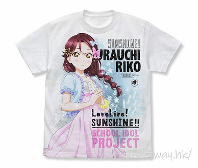 LoveLive! Sunshine!! (中碼)「櫻內梨子」睡衣 Ver. 白色 全彩 T-Shirt Riko Sakurauchi Full Graphic T-Shirt Pajama Ver./WHITE-M【Love Live! Sunshine!!】