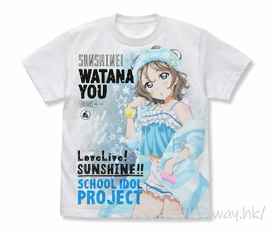 LoveLive! Sunshine!! (細碼)「渡邊曜」睡衣 Ver. 白色 全彩 T-Shirt You Watanabe Full Graphic T-Shirt Pajama Ver./WHITE-S【Love Live! Sunshine!!】