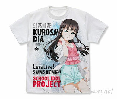 LoveLive! Sunshine!! (加大)「黑澤妲雅」睡衣 Ver. 白色 全彩 T-Shirt Dia Kurosawa Full Graphic T-Shirt Pajama Ver./WHITE-XL【Love Live! Sunshine!!】