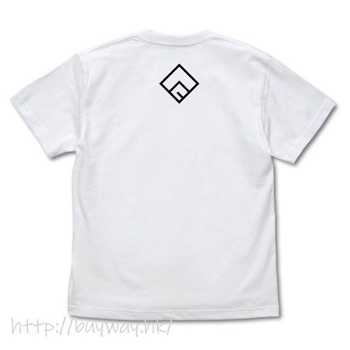 為美好的世界獻上祝福！ : 日版 (大碼)「阿克婭」花鳥風月 白色 T-Shirt