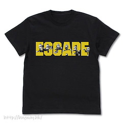 捉猴啦 : 日版 (細碼)「嗶波猴」ESCAPE 黑色 T-Shirt