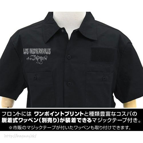 新日本職業摔角 : 日版 (加大)「L,I,J」黑色 工作襯衫