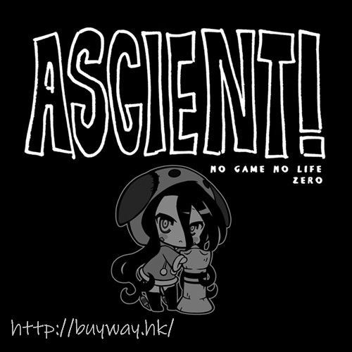 遊戲人生 : 日版 (加大)「休比」ASCIENT! 黑色 T-Shirt