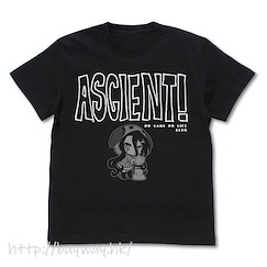 遊戲人生 : 日版 (加大)「休比」ASCIENT! 黑色 T-Shirt