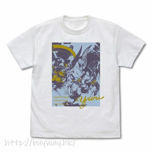鎖鏈戰記 : 日版 (加大)「尤妮」魔法兵團學生傳 白色 T-Shirt