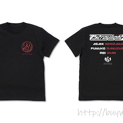 偶像大師 閃耀色彩 : 日版 (中碼)「283 Production」Stray Light 黑色 T-Shirt