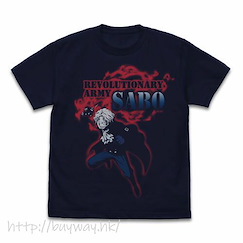 海賊王 (中碼)「薩波」世界會議篇 深藍色 T-Shirt Levely Arc Sabo T-Shirt /NAVY-M【One Piece】