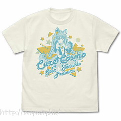 光之美少女系列 (加大)「宇宙天使」香草白 T-Shirt Star*Twinkle PreCure Cure Cosmos T-Shirt /VANILLA WHITE-XL【Pretty Cure Series】