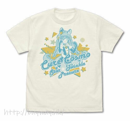 光之美少女系列 : 日版 (中碼)「宇宙天使」香草白 T-Shirt