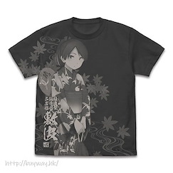 艦隊 Collection -艦Colle- (大碼)「敷波」夏祭浴衣mode 墨黑色 T-Shirt Shikinami All Print T-Shirt Summer Festival Yukata mode/SUMI-L【Kantai Collection -KanColle-】