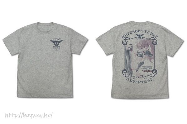 幻夢戰記Leda : 日版 (中碼)「Leda」混合灰色 T-Shirt