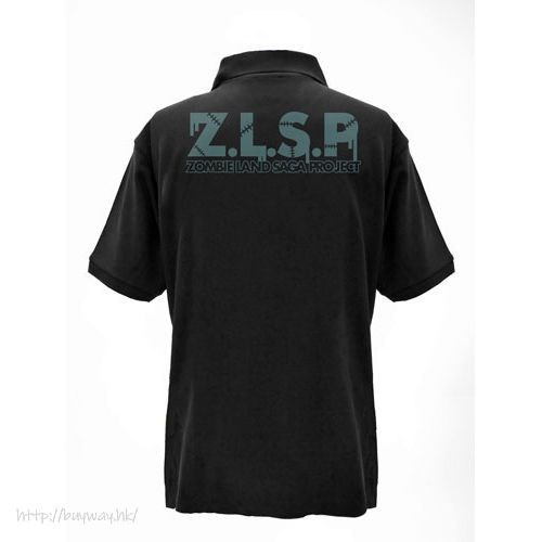 佐賀偶像是傳奇 : 日版 (細碼)「Z.L.S.P」黑色 Polo Shirt
