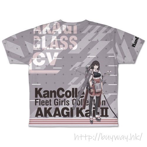 艦隊 Collection -艦Colle- : 日版 (加大)「赤城」改二 全彩 T-Shirt