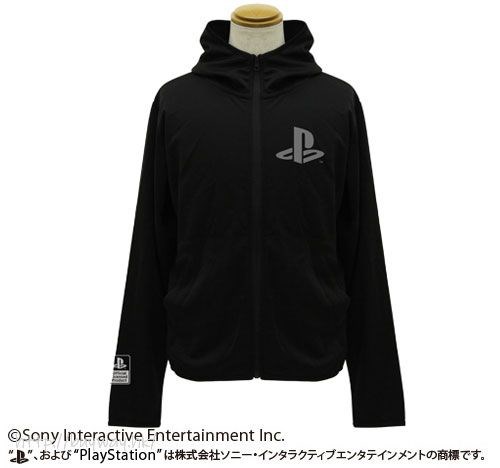 PlayStation : 日版 (加大)「PlayStation」輕盈快乾 黑色 連帽衫