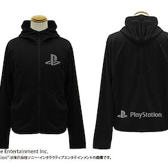 PlayStation (大碼)「PlayStation」輕盈快乾 黑色 連帽衫 Thin Dry Hoodie "PlayStation"/BLACK-L【PlayStation】