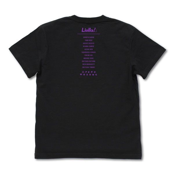 LoveLive! Superstar!! : 日版 (大碼)「Liella!」霓虹燈 Style 黑色 T-Shirt