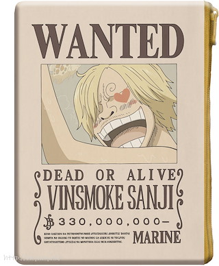 海賊王 「山治」通緝令 小物袋 WANTED Poster Pouch Sanji【One Piece】