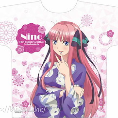 五等分的新娘 (均碼)「中野二乃」浴衣 Ver. 全彩 T-Shirt TV Anime Full Graphic T-Shirt Nino Nakano Yukata ver.【The Quintessential Quintuplets】