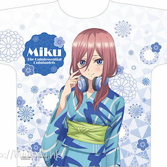 五等分的新娘 (均碼)「中野三玖」浴衣 Ver. 全彩 T-Shirt TV Anime Full Graphic T-Shirt Miku Nakano Yukata ver.【The Quintessential Quintuplets】