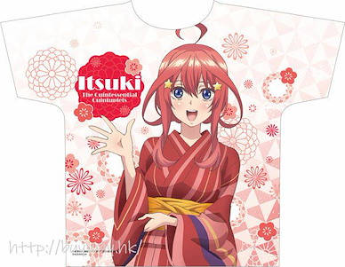 五等分的新娘 (均碼)「中野五月」浴衣 Ver. 全彩 T-Shirt TV Anime Full Graphic T-Shirt Itsuki Nakano Yukata ver.【The Quintessential Quintuplets】