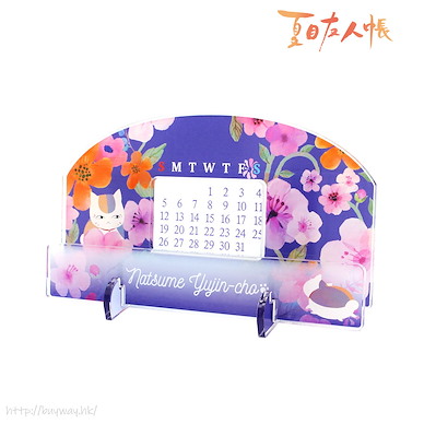 夏目友人帳 「貓咪老師」亞克力枱座萬年曆 Desktop Acrylic Calendar Nyanko-sensei【Natsume's Book of Friends】