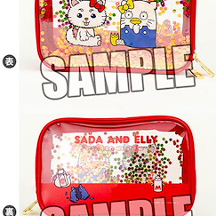 銀魂 : 日版 「SADA AND ELLY」Sanrio Characters 方形小物袋