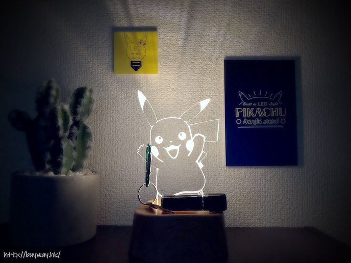 寵物小精靈系列 : 日版 「比卡超」LED 亞克力企牌