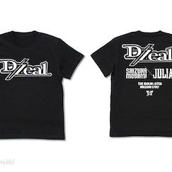 偶像大師 百萬人演唱會！ (大碼)「D/Zeal」黑色 T-Shirt D/Zeal T-Shirt /BLACK-L【The Idolm@ster Million Live!】