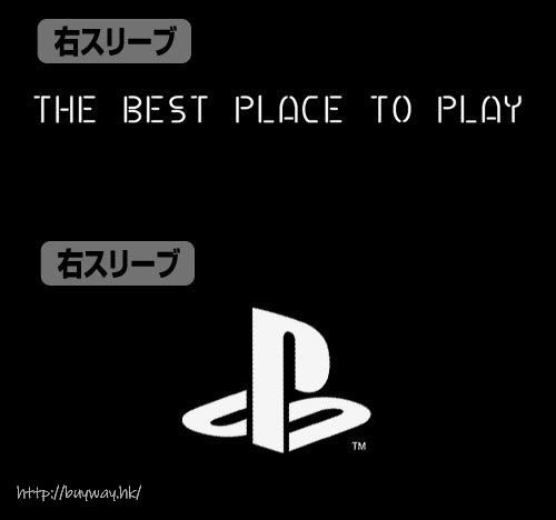 PlayStation : 日版 (大碼)「PS4」黑色 T-Shirt