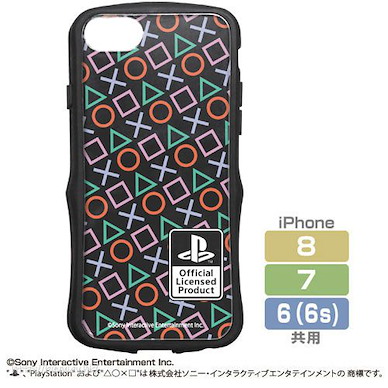 PlayStation 「△○×□」耐用 TPU iPhone [6, 7, 8] 手機殼 TPU Bumper iPhone Case [6, 7, 8] "PlayStation" Shapes【PlayStation】