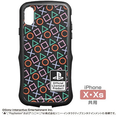 PlayStation 「△○×□」耐用 TPU iPhone [X, Xs] 手機殼 TPU Bumper iPhone Case [X, Xs] "PlayStation" Shapes【PlayStation】