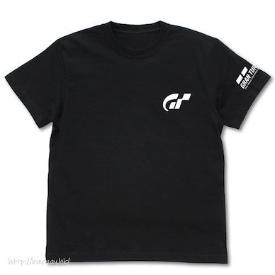 GT賽車系列 (細碼)「G.T」Logo 黑色 T-Shirt T-Shirt /BLACK-S【Gran Turismo】