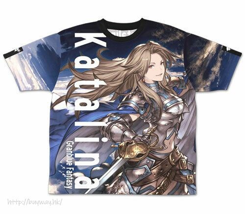 碧藍幻想 : 日版 (細碼)「卡塔莉娜」雙面 全彩 T-Shirt
