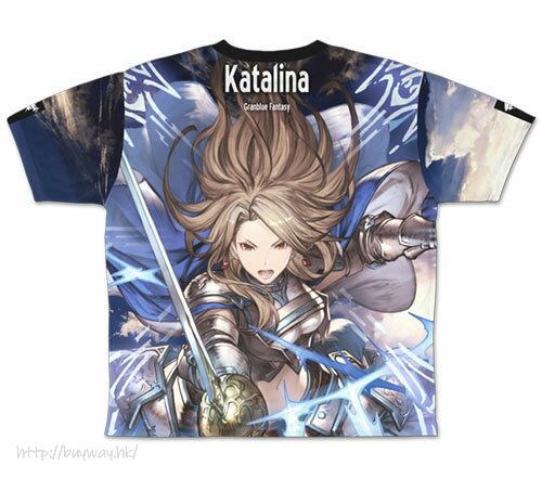 碧藍幻想 : 日版 (細碼)「卡塔莉娜」雙面 全彩 T-Shirt