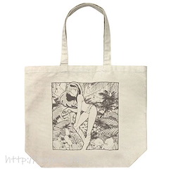 山T女福星 : 日版 「阿琳」電飾の魔境 米白 大容量 手提袋
