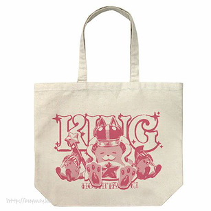 白貓Project 「大工星狸貓」米白 大容量 手提袋 King Hoshi Tanuki Large Tote Bag /NATURAL【White Cat Project】