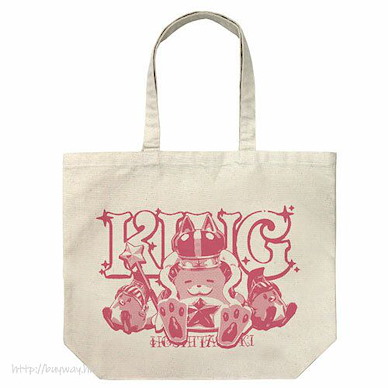白貓Project 「大工星狸貓」米白 大容量 手提袋 King Hoshi Tanuki Large Tote Bag /NATURAL【White Cat Project】